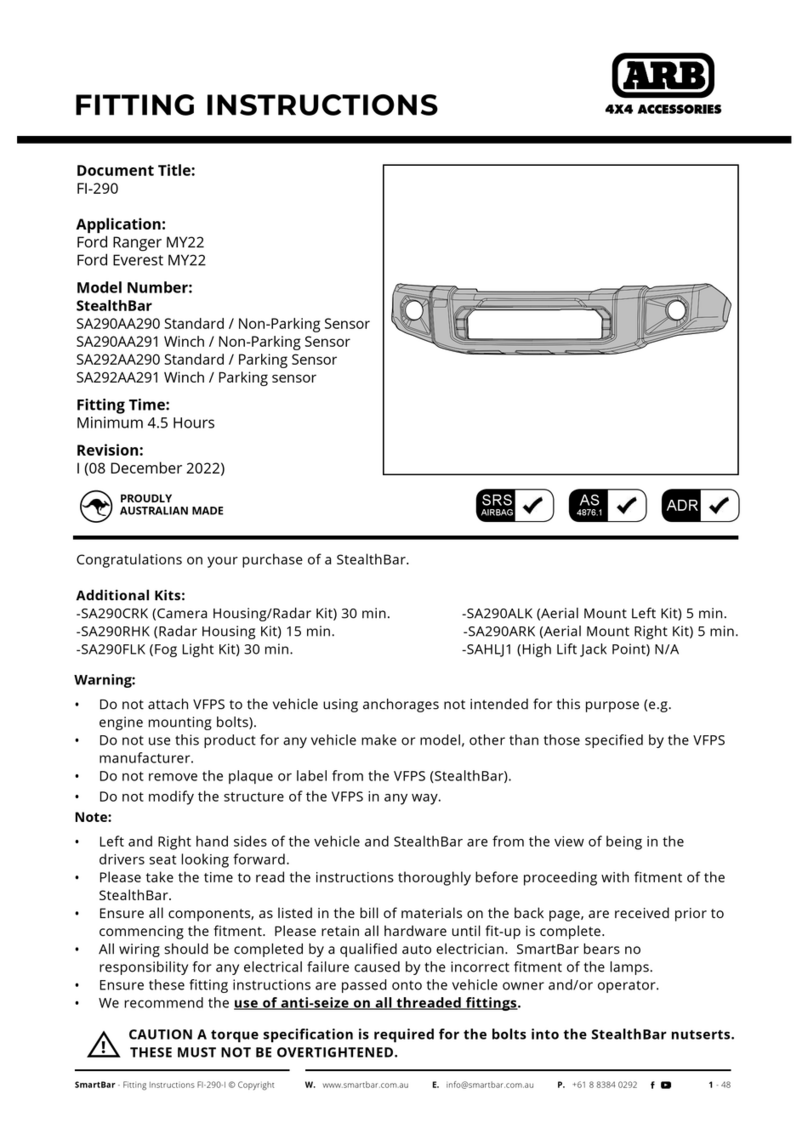 ARB SA290AA290 User manual