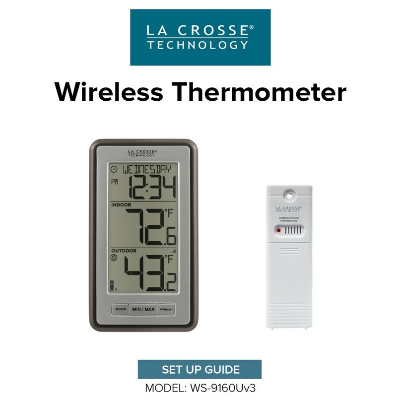 La Crosse Technology WS-9160Uv3 User manual La Crosse Technology WS-9160Uv3 User manual