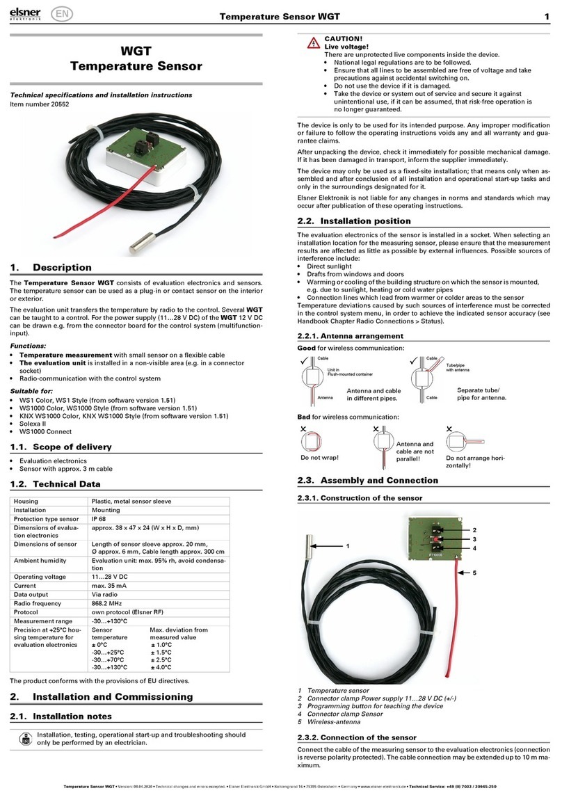 elsner elektronik 20552 User manual