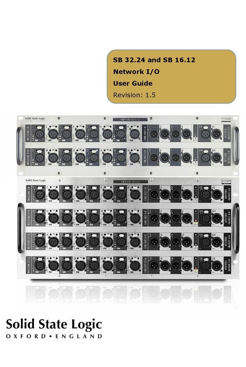 Solid State Logic SB 32.24 User manual