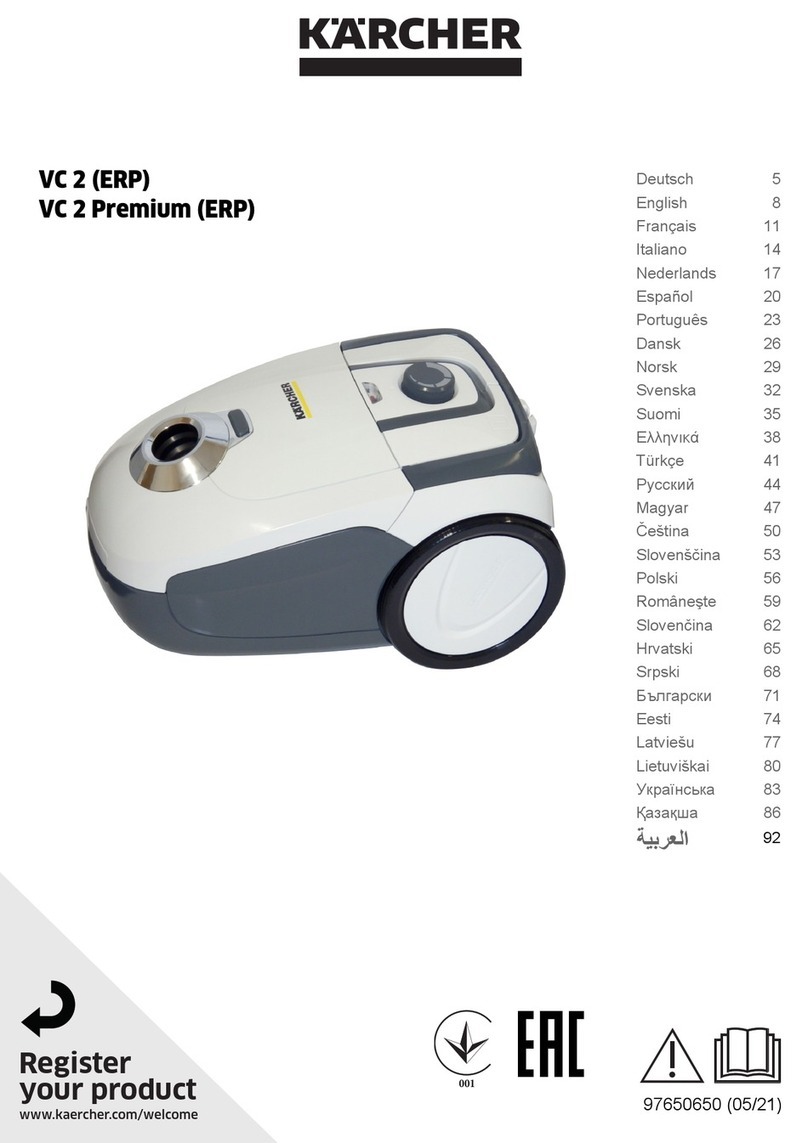 Kärcher VC 2 User manual