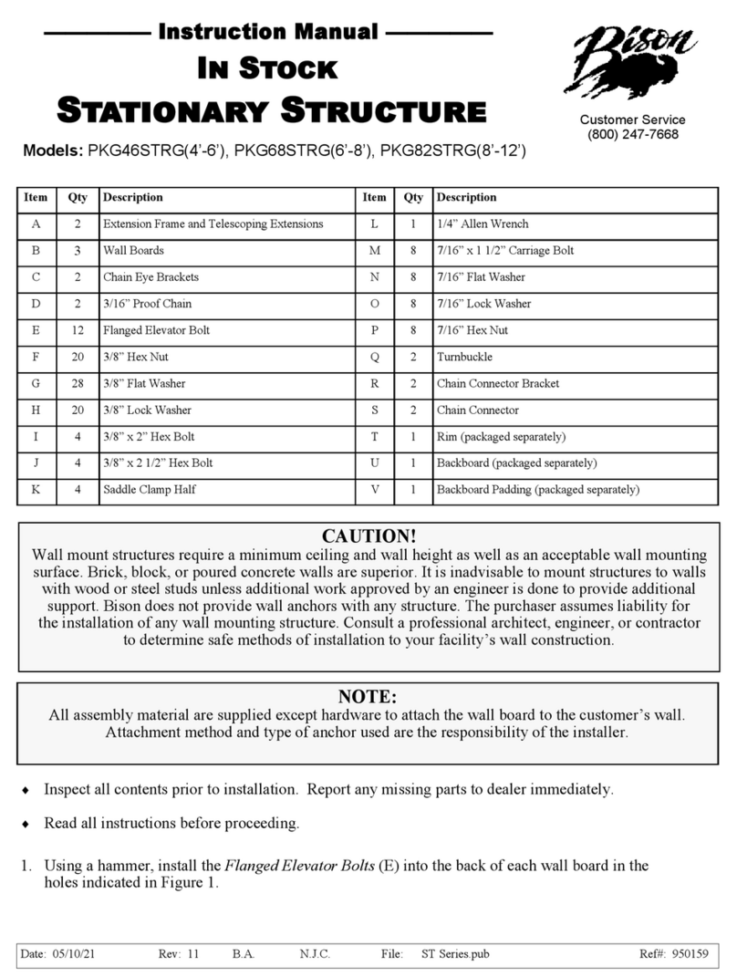 Bison PKG46STRG User manual