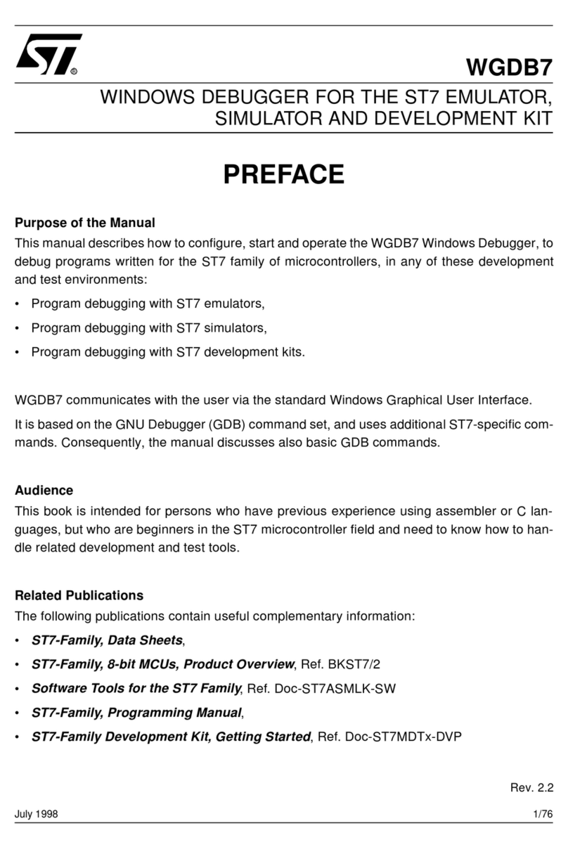 ST WGDB7 User manual