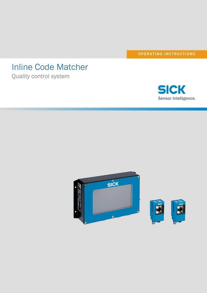 SICK Inline Code Matcher User manual