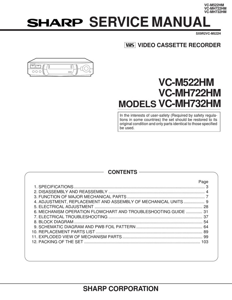 Sharp VC-M522HM User manual