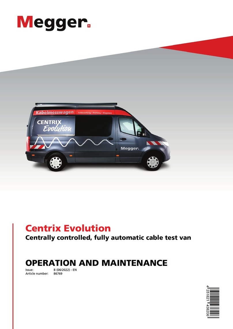 Megger Centrix Evolution User manual