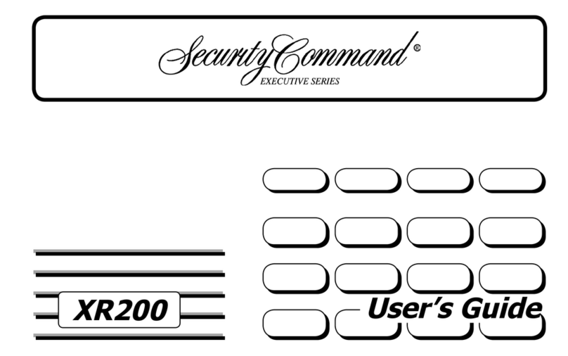 Security Command Executive XR200 User manual