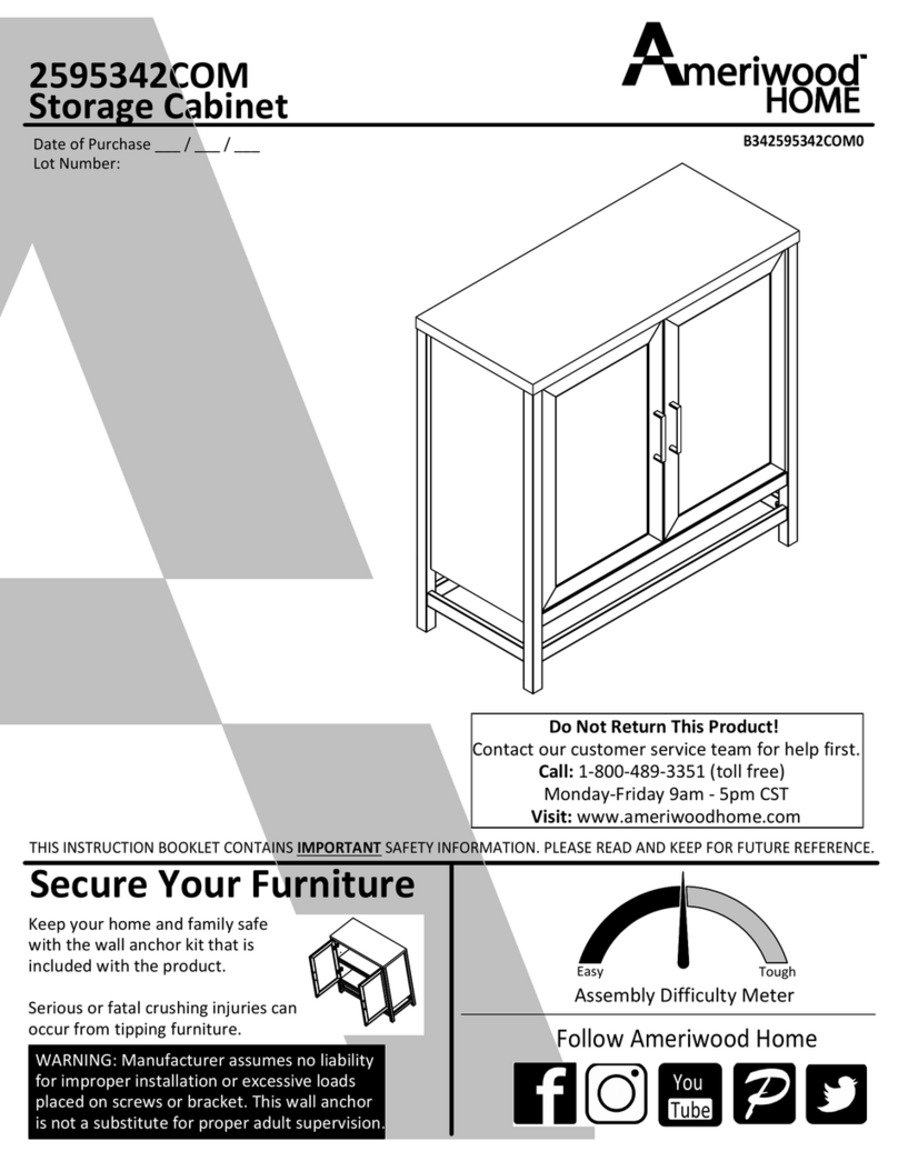 Ameriwood HOME 2595342COM User manual