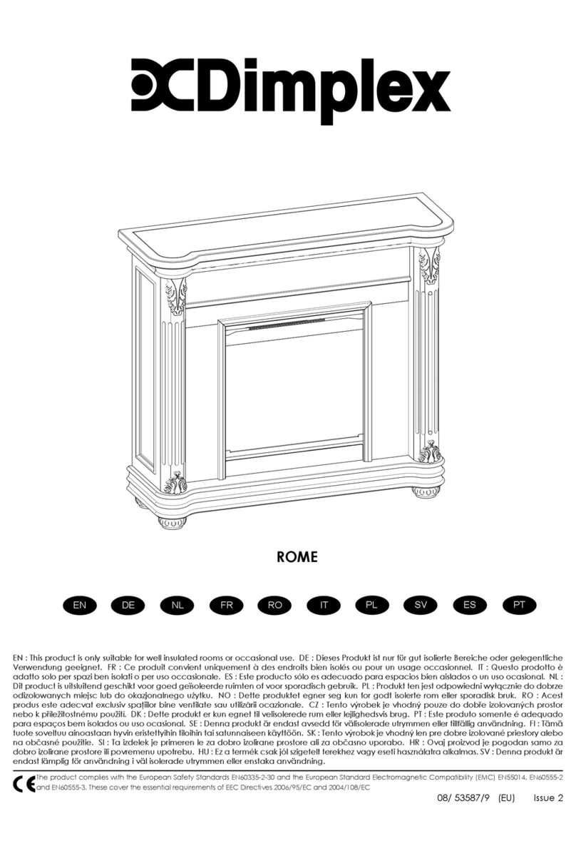 Dimplex Rome User manual