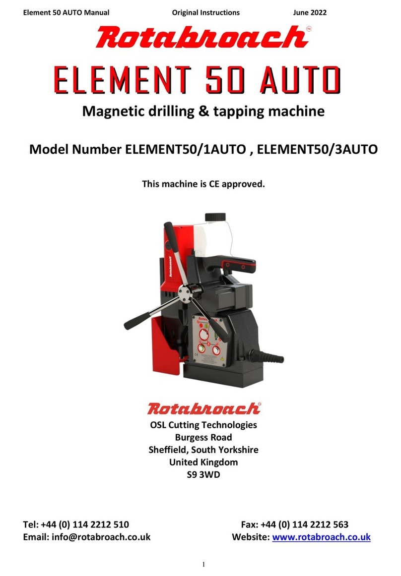 Rotabroach ELEMENT 50 AUTO User manual