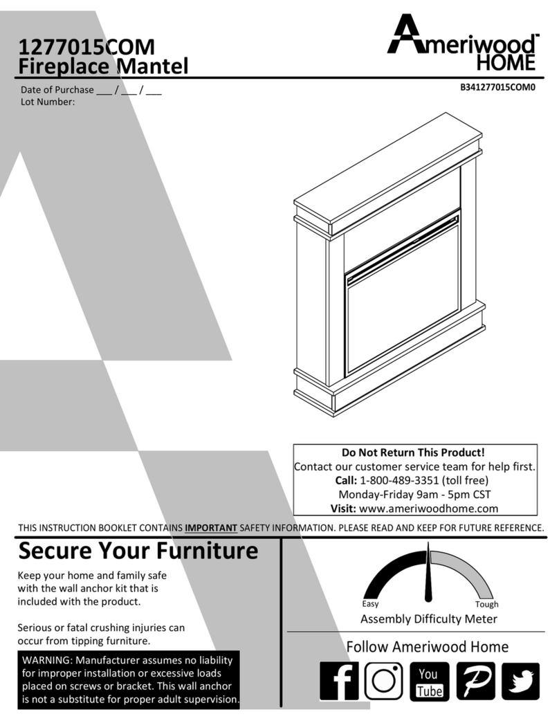 Ameriwood HOME 1277015COM User manual