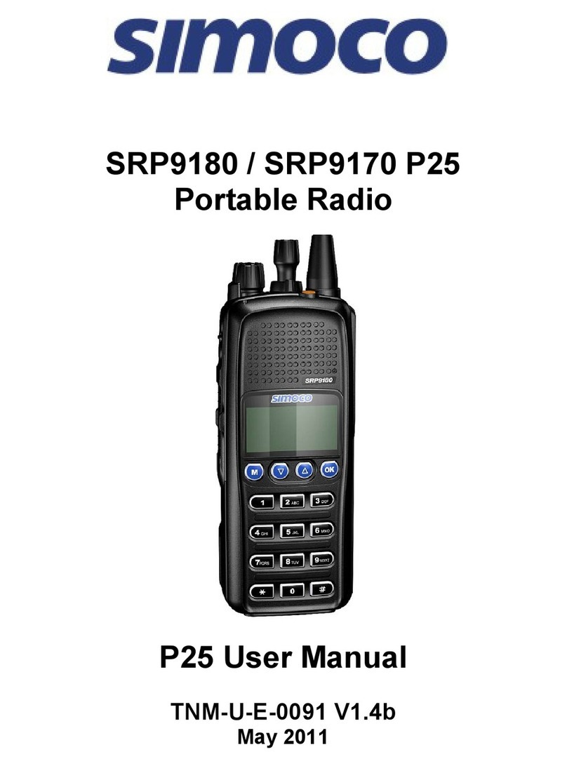 Simoco P25 User manual Simoco P25 User manual
