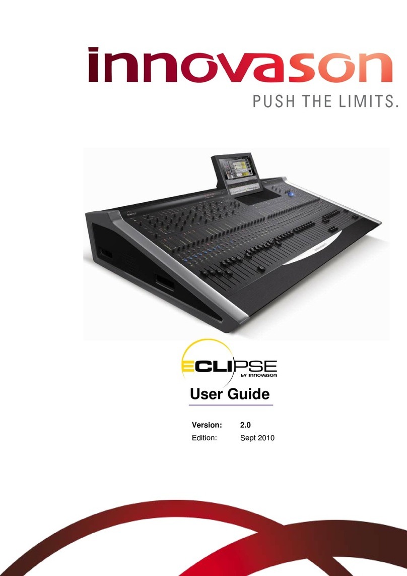 INNOVASON Eclipse User manual