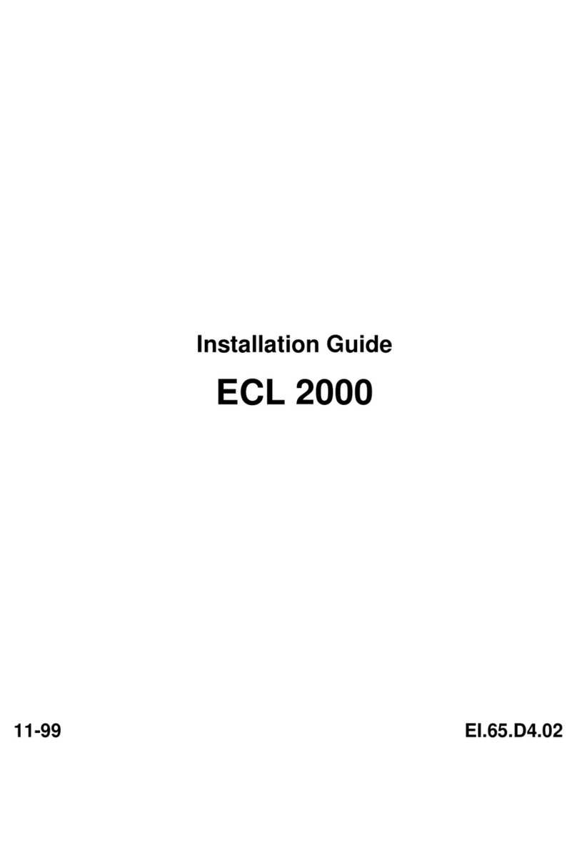 Danfoss ECL 2000 User manual