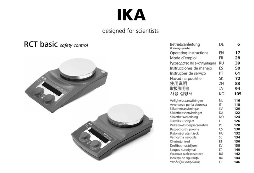 IKA RCT basic User manual