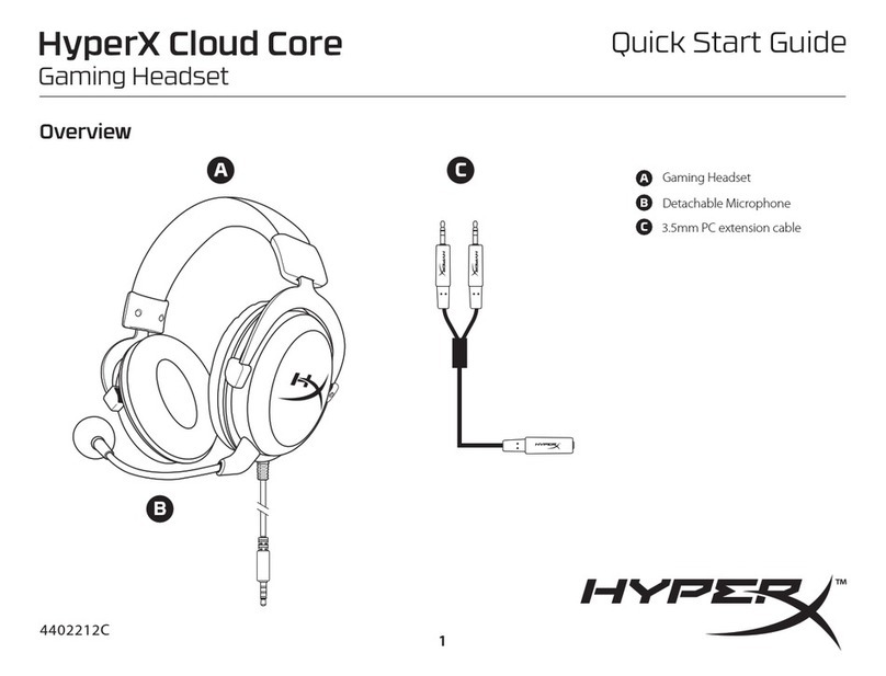 HyperX Cloud Core User manual
