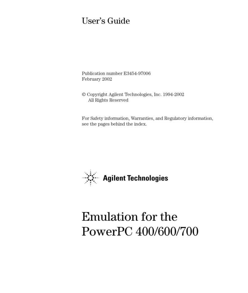 Agilent Technologies E5900B User manual