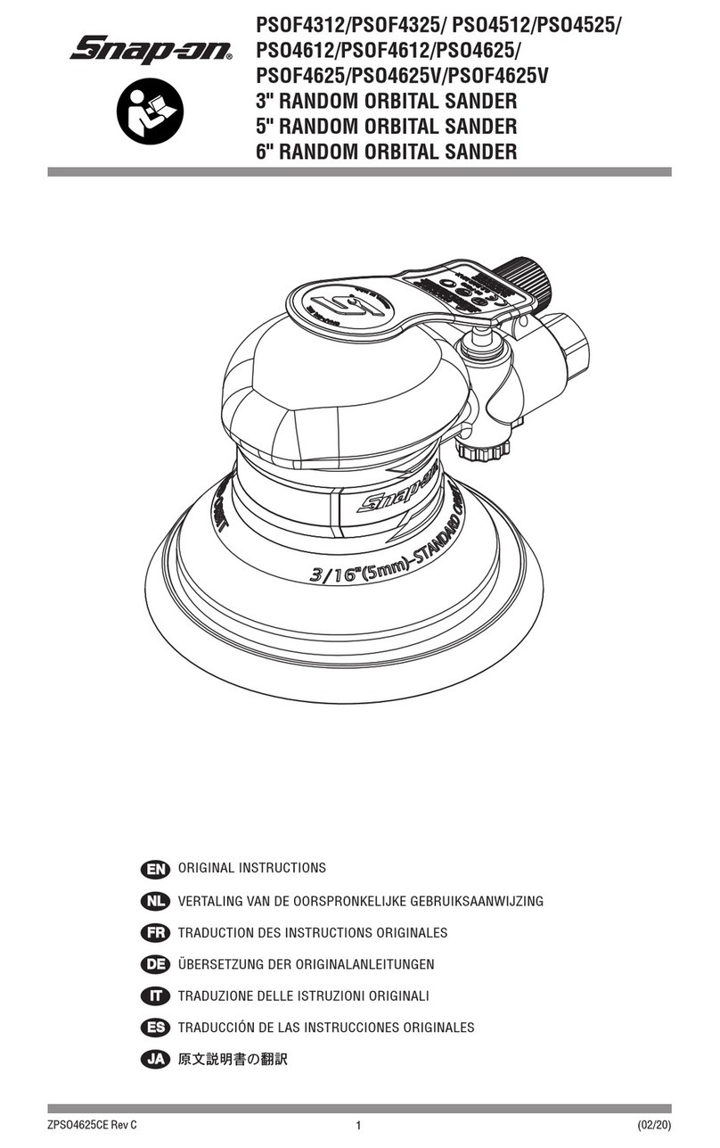 Snap-On PSOF4312 User manual