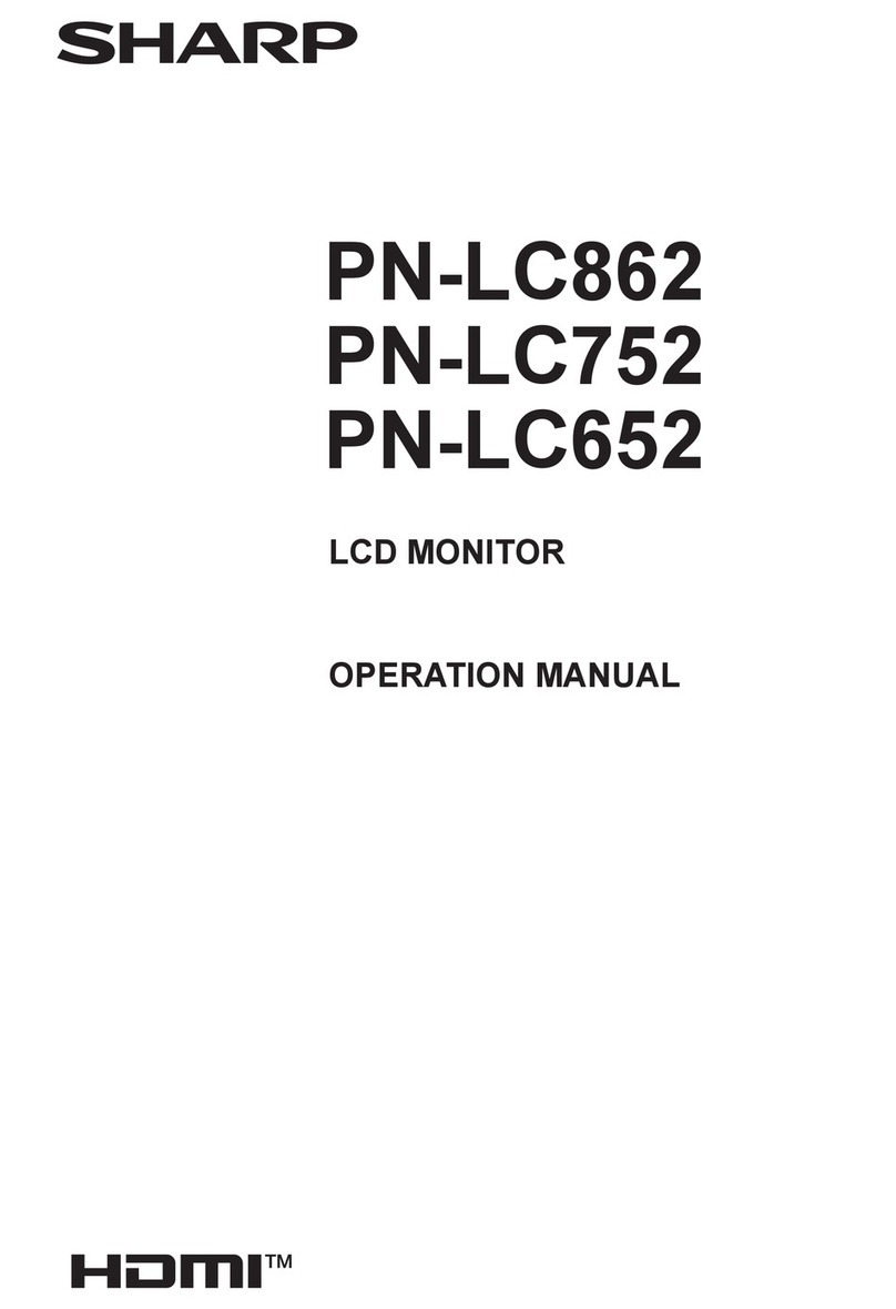 Sharp PN-LC862 User manual