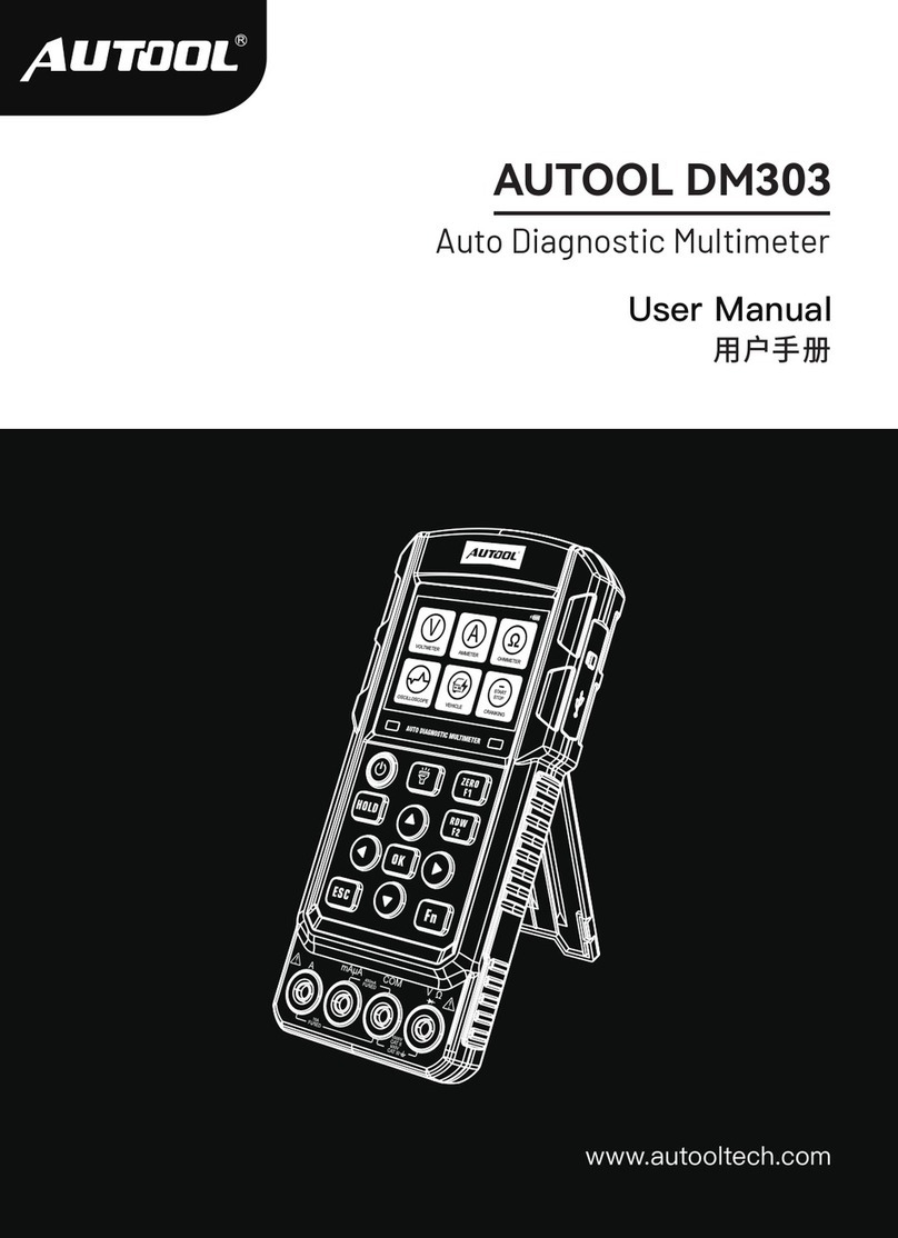 AU Tool DM303 User manual