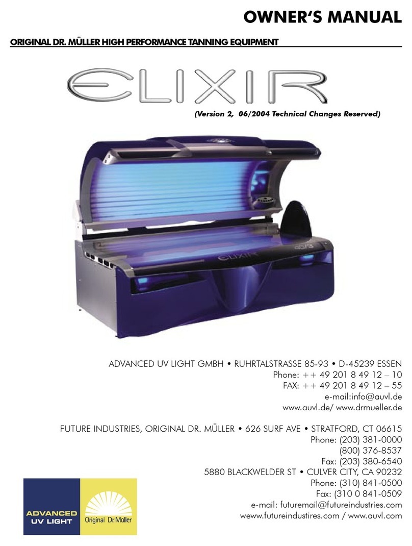 ADVANCED UV LIGHT ELIXIR User manual