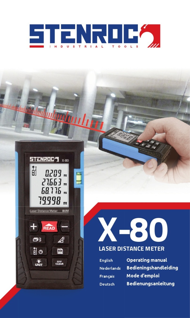 STENROC X-80 User manual