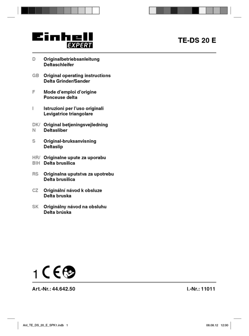 EINHELL Expert TE-DS 20 E User manual