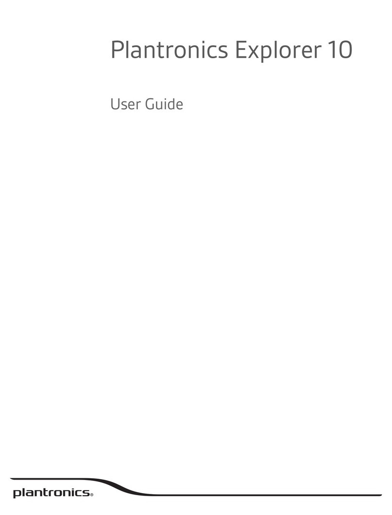 Plantronics Explorer 10 User manual