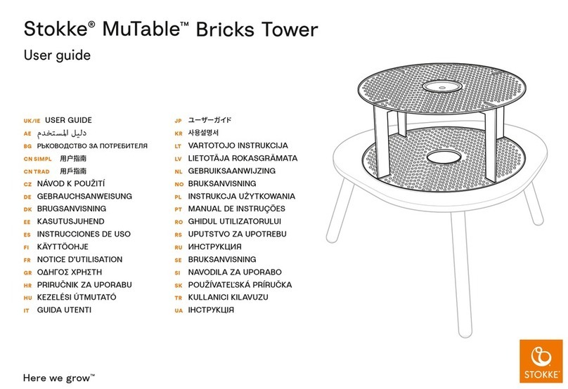 Stokke MuTable Bricks Tower User manual