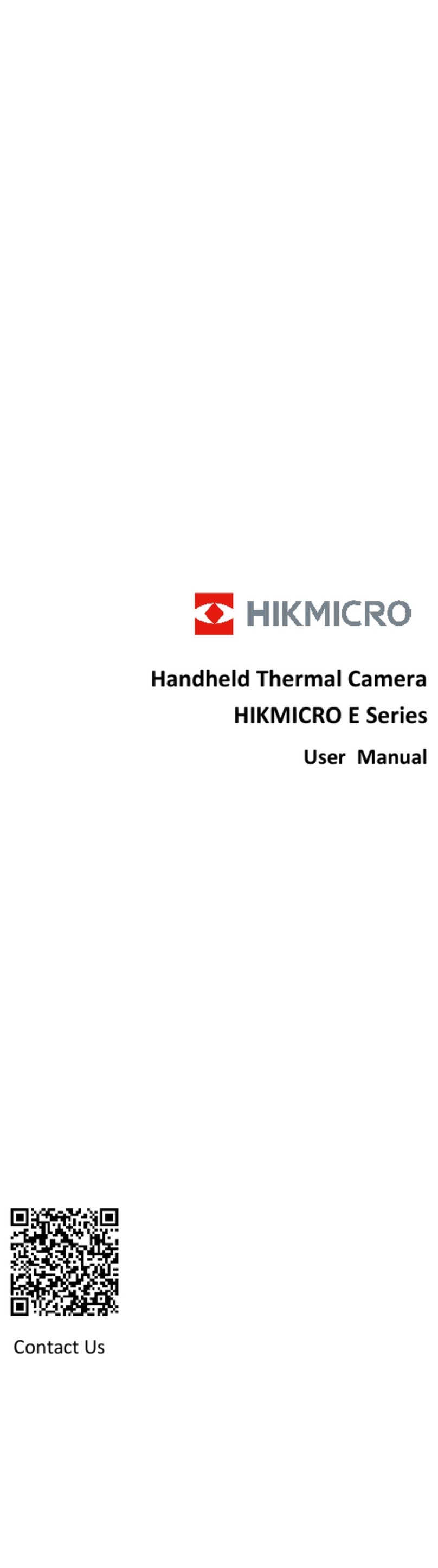 Hikmicro E Series User manual