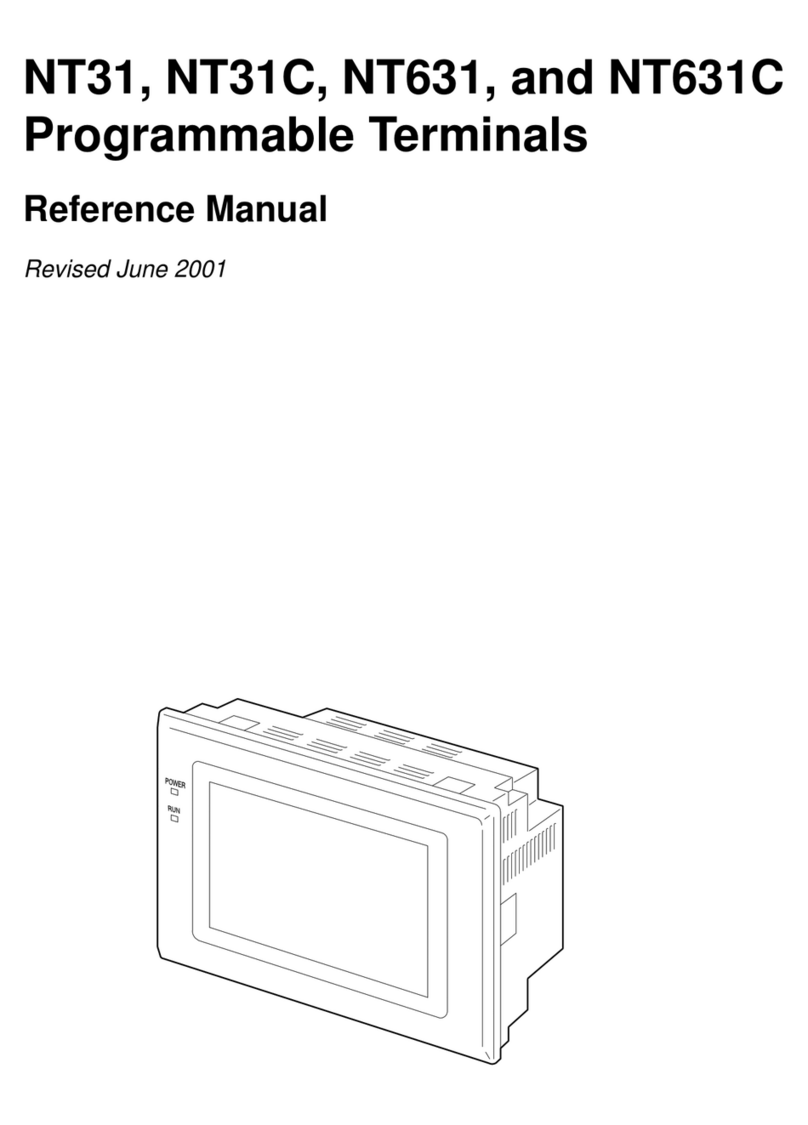 Omron NT31C Series User manual