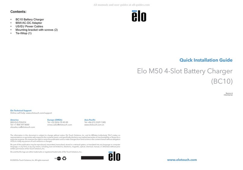 Elo TouchSystems M50 User manual Elo TouchSystems M50 User manual
