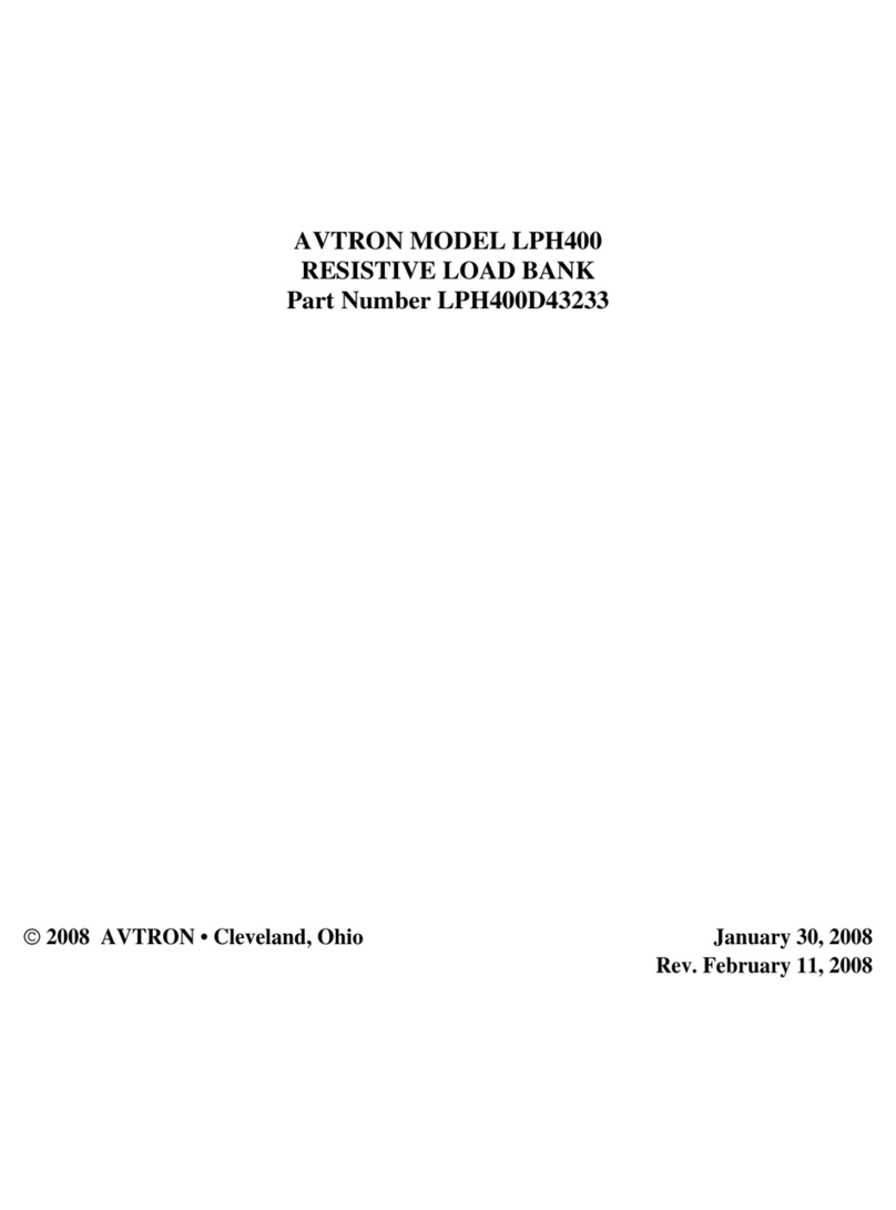 Avtron LPH400 User manual