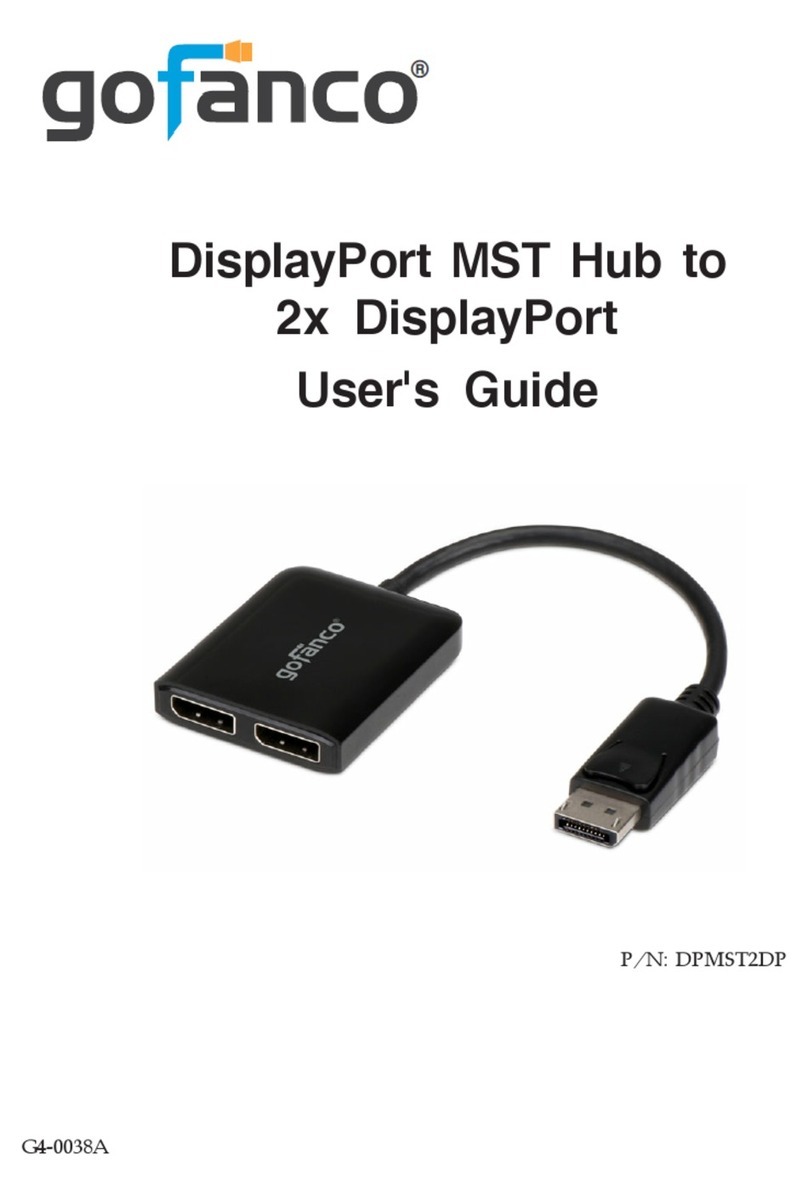 gofanco DPMST2DP User manual