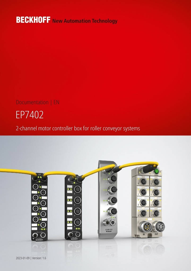 Beckhoff EP7402 Operator's manual
