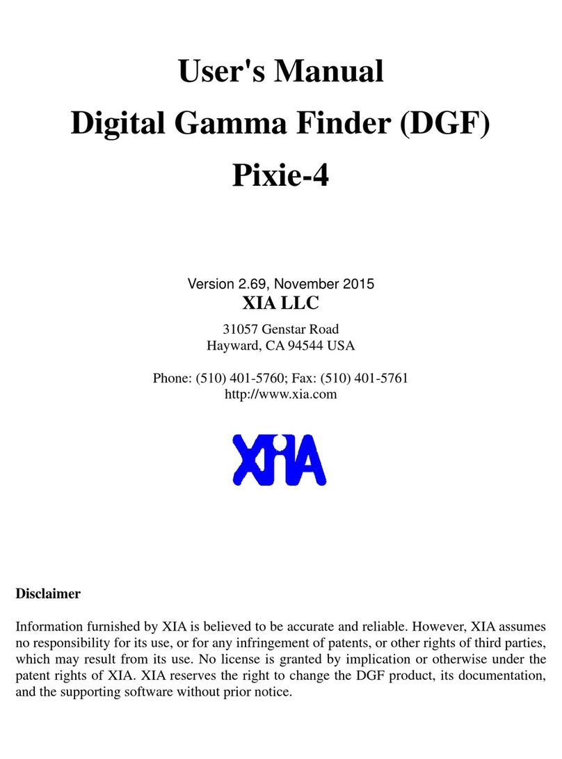 XIA Pixie-4 Express User manual