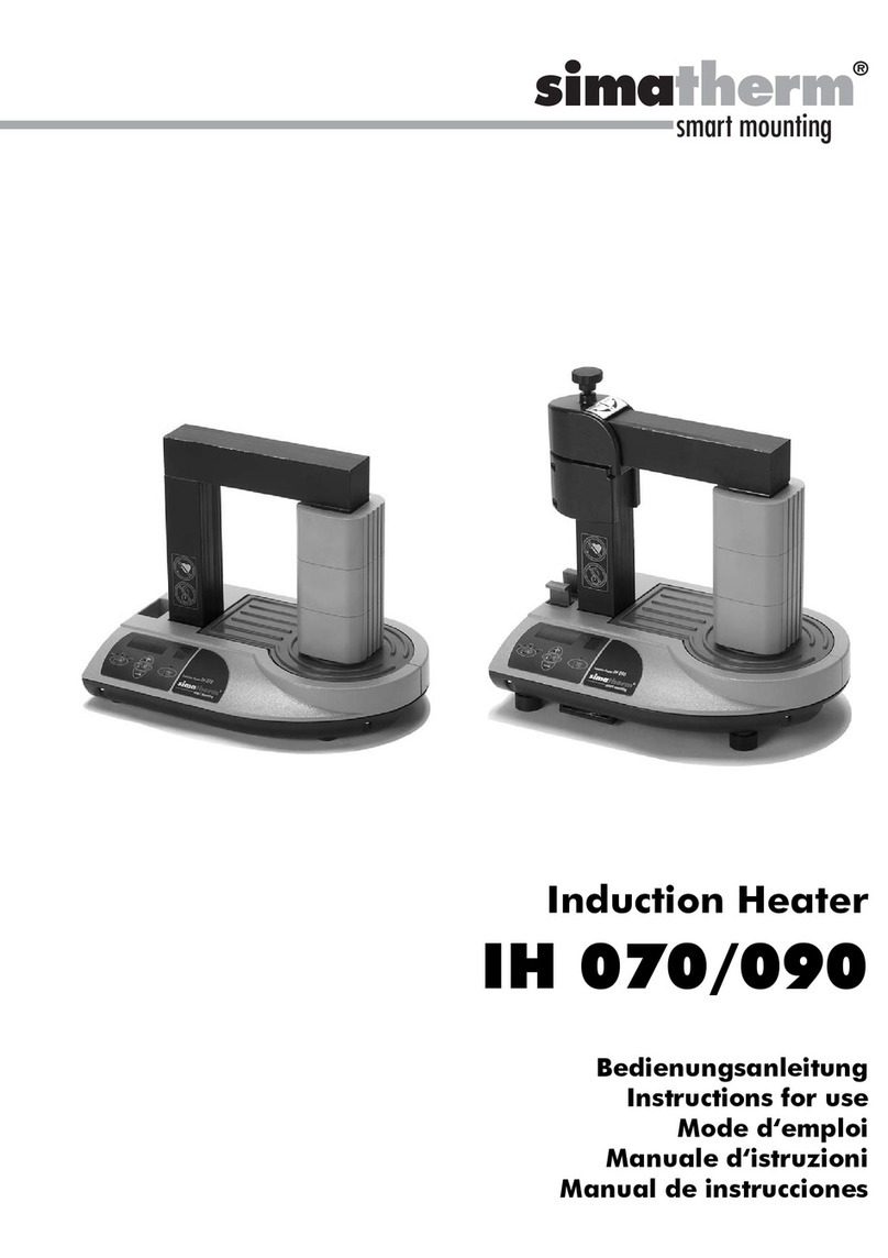 simatherm IH 070 User manual