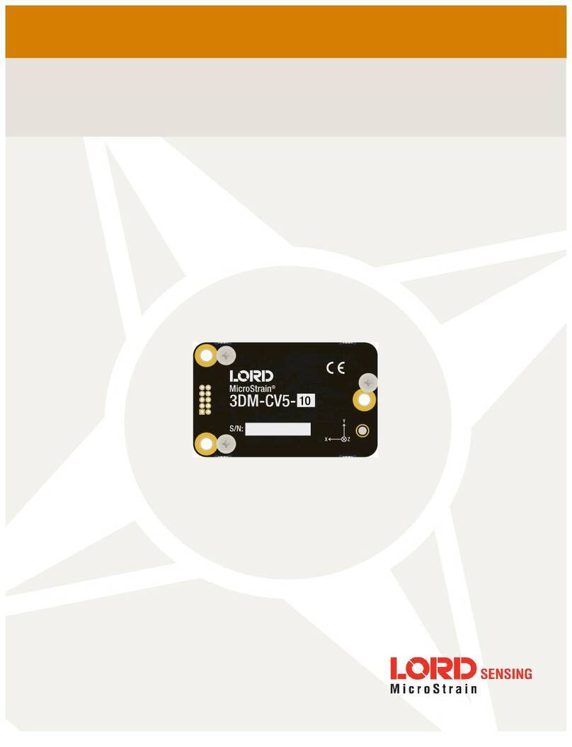 LORD 3DM -CV5-10 User manual