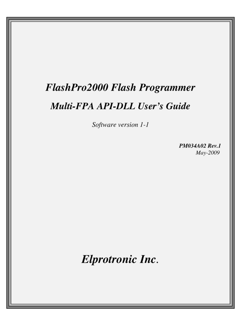 Elprotronic FlashPro2000 User manual