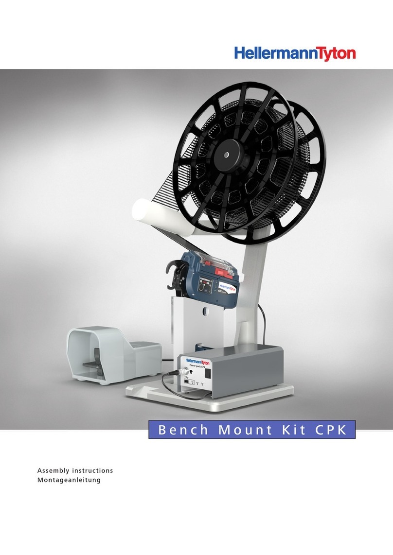 Hellermann Tyton Bench mount kit CPK User manual