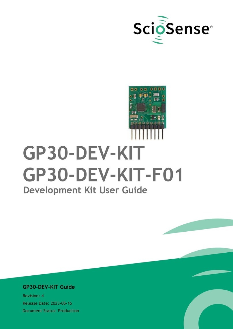 ScioSense GP30-DEV-KIT User manual