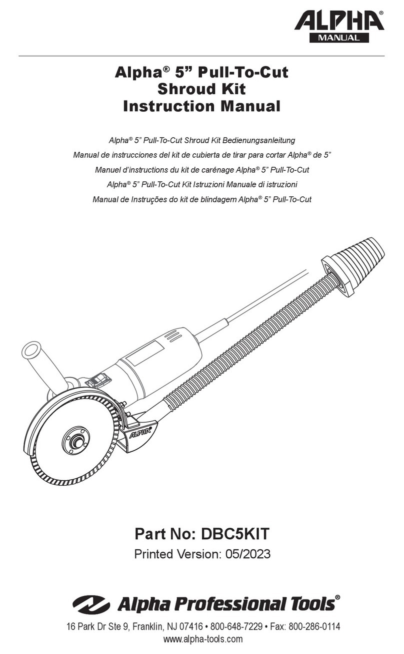 Alpha DBC5KIT User manual