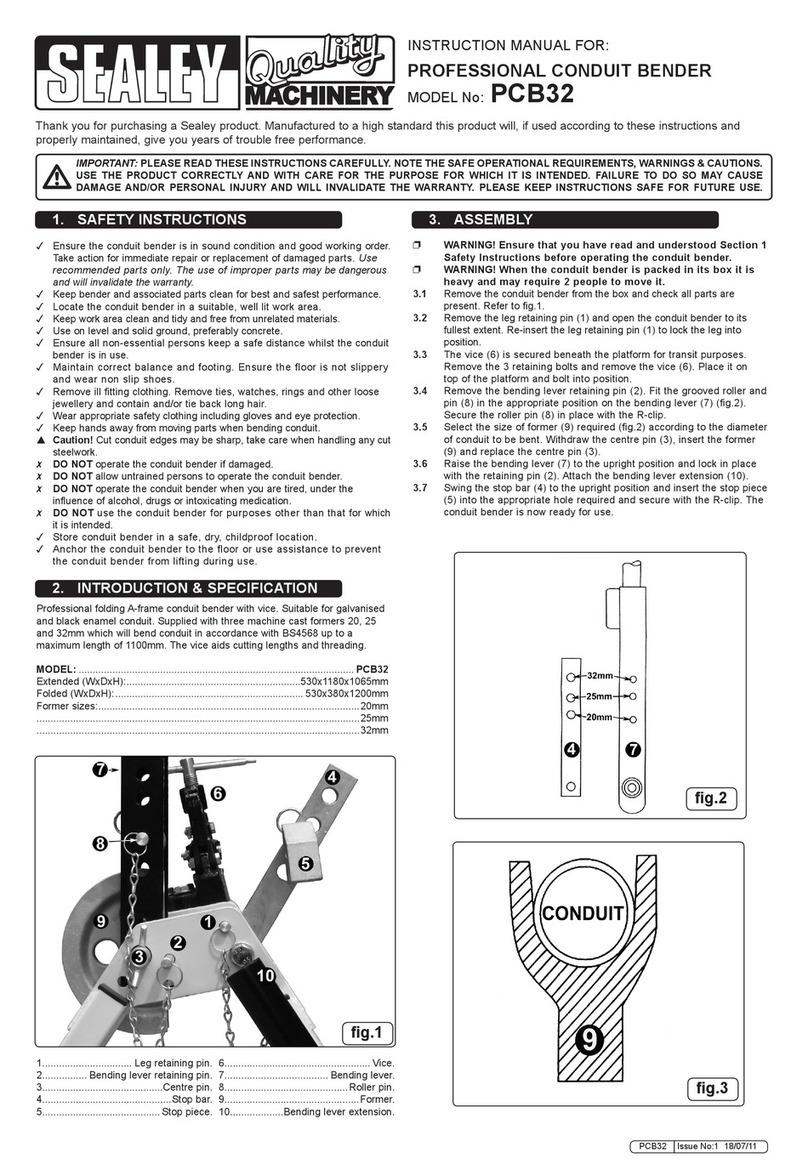 Sealey PCB32 User manual