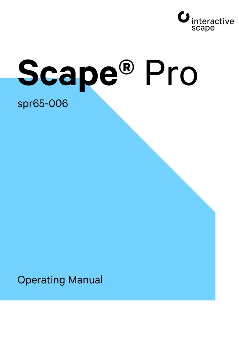 interactive scape Scape Pro User manual