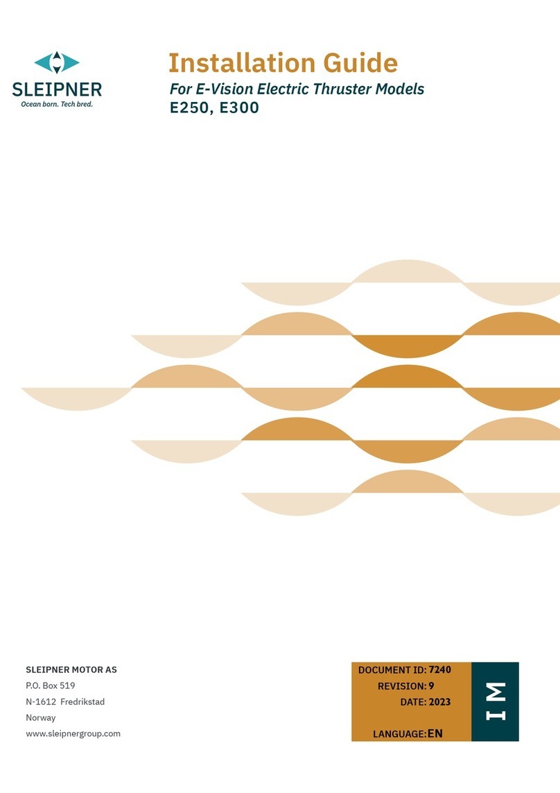 Sleipner E-Vision E250 User manual