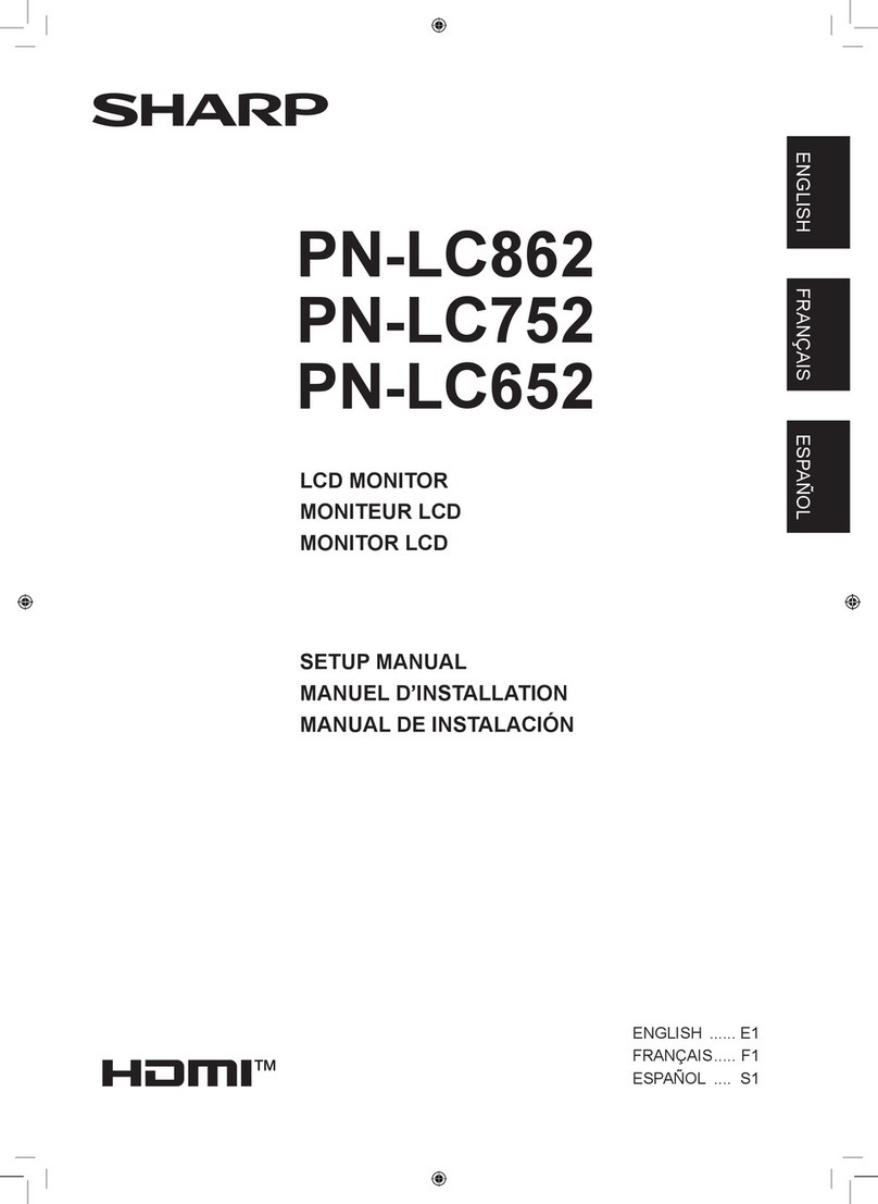 Sharp PN-LC862 User guide