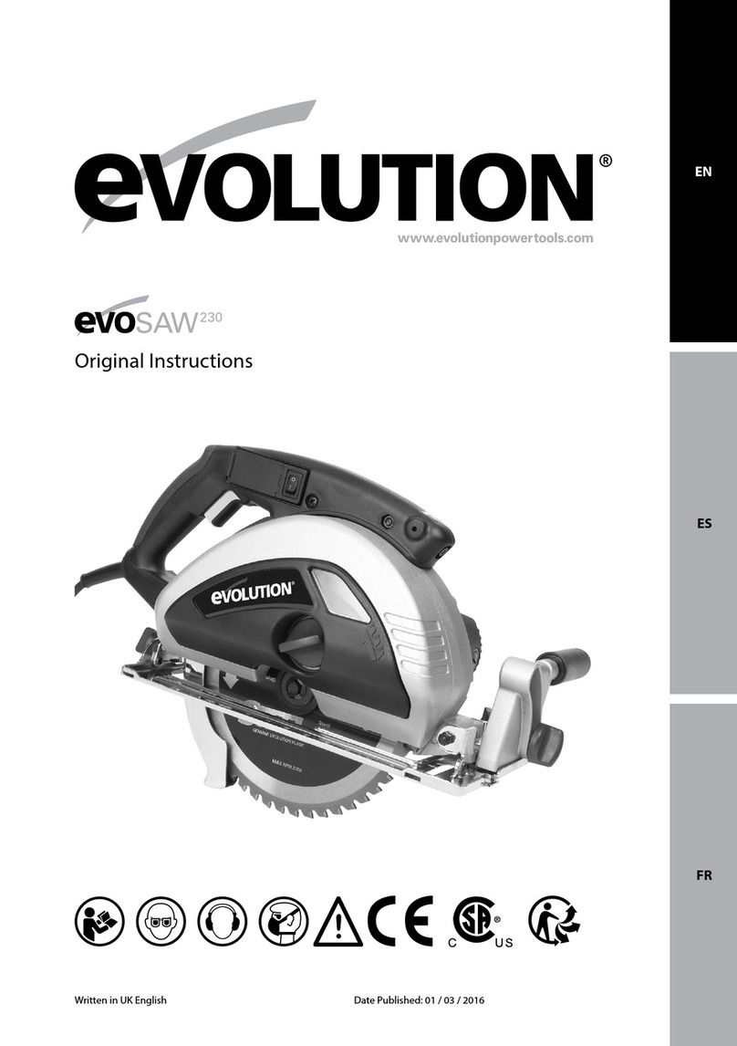 Evolution EVOSAW2301 User manual