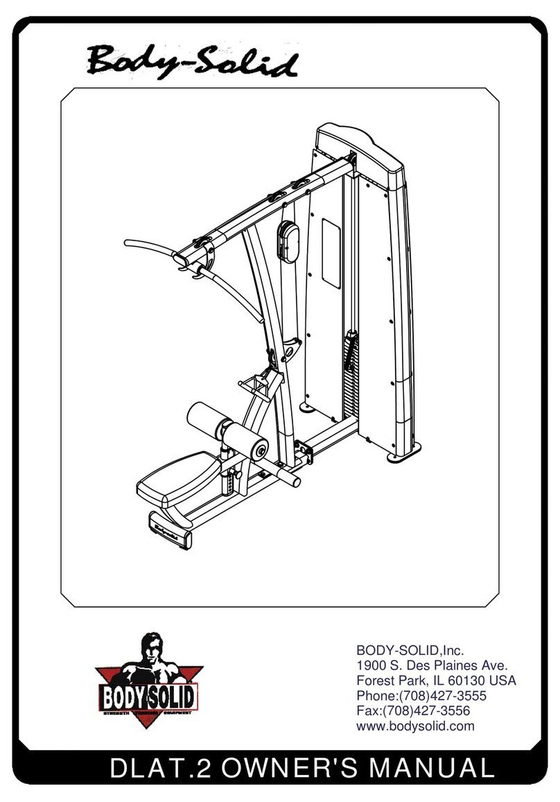 Body Solid DLAT.2 User manual