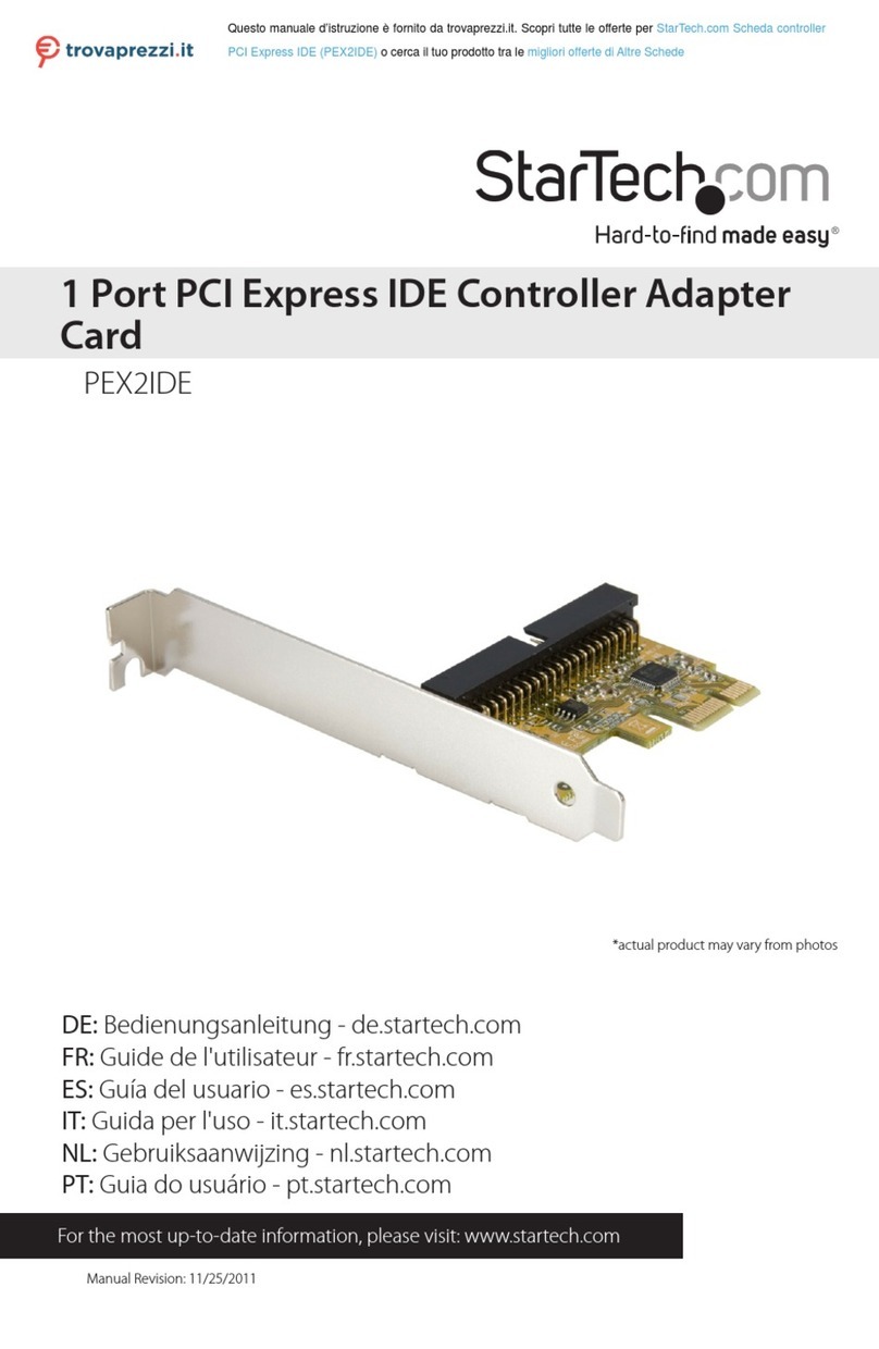 StarTech.com PEX2IDE User manual