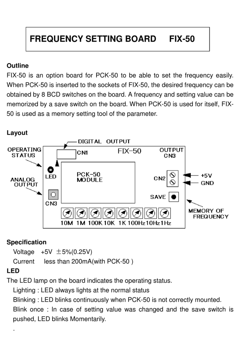 DST FIX-50 User manual